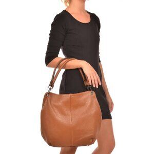 ANNA LUCHINI Top Handle Cognac
